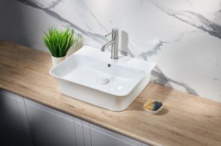 Смеситель для раковины Milacio Ultra MCU.550.SS нержавеющая сталь